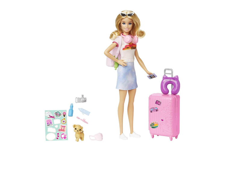 Barbie Travel Set With Puppy