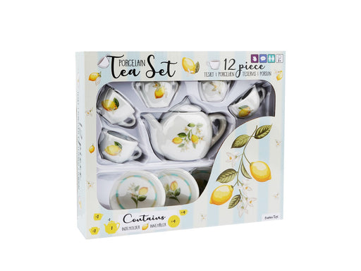 Barbo Classic Porcelain Tea Set - Lemon