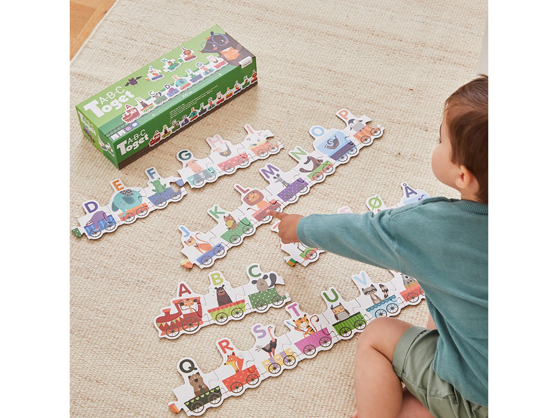 Barbo Classic Puzzle Train - Animal ABC (DK)
