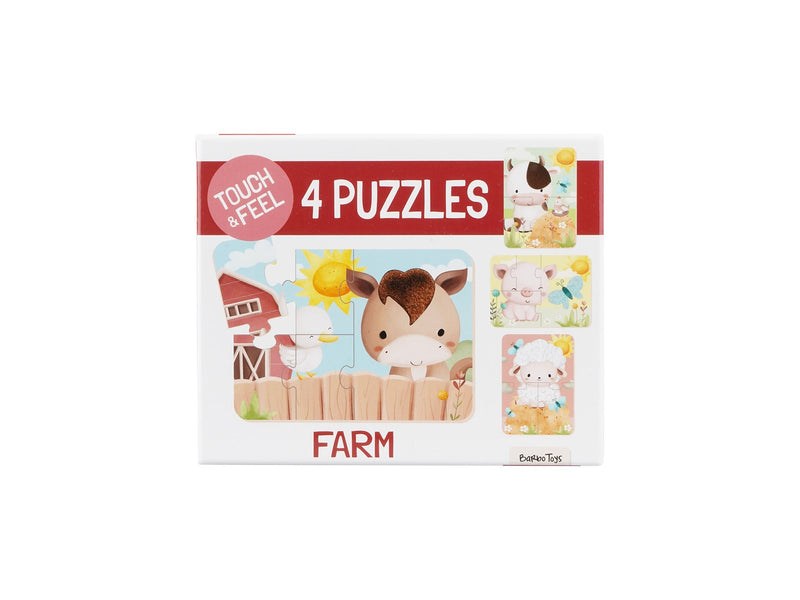 Barbo Classic Touch & Feel Puzzles - Farm