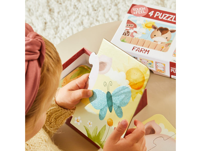 Barbo Classic Touch & Feel Puzzles - Farm