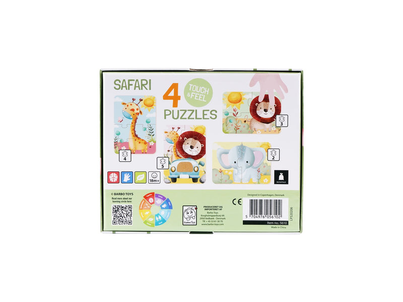 Barbo Classic Touch & Feel Puzzles - Safari