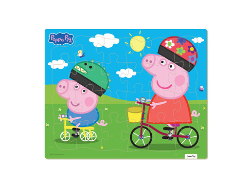 Barbo Toys - Framed Cardboard Puzzle - Biking