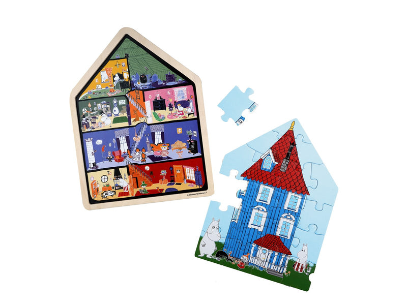 Barbo Toys Moomin - Framed Wooden Puzzle - House