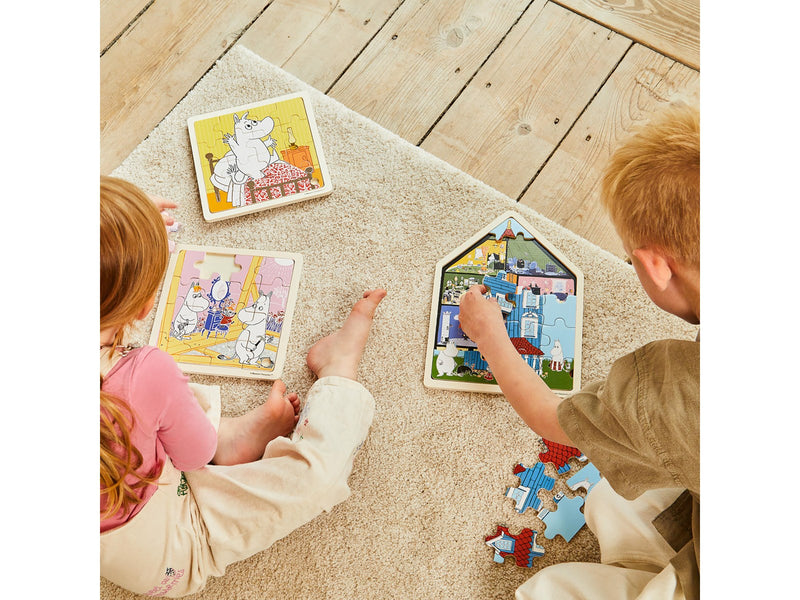 Barbo Toys Moomin - Framed Wooden Puzzle - House