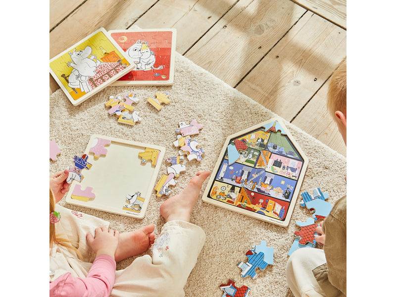 Barbo Toys Moomin - Framed Wooden Puzzle - House