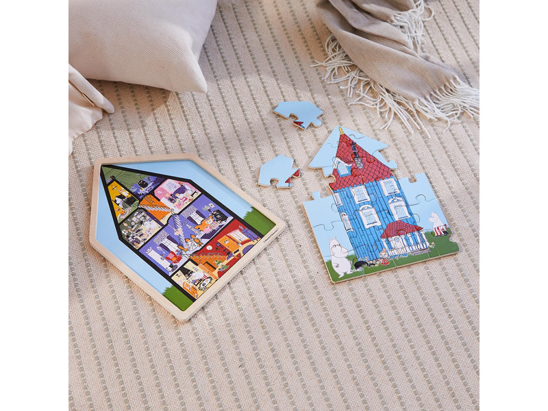 Barbo Toys Moomin - Framed Wooden Puzzle - House