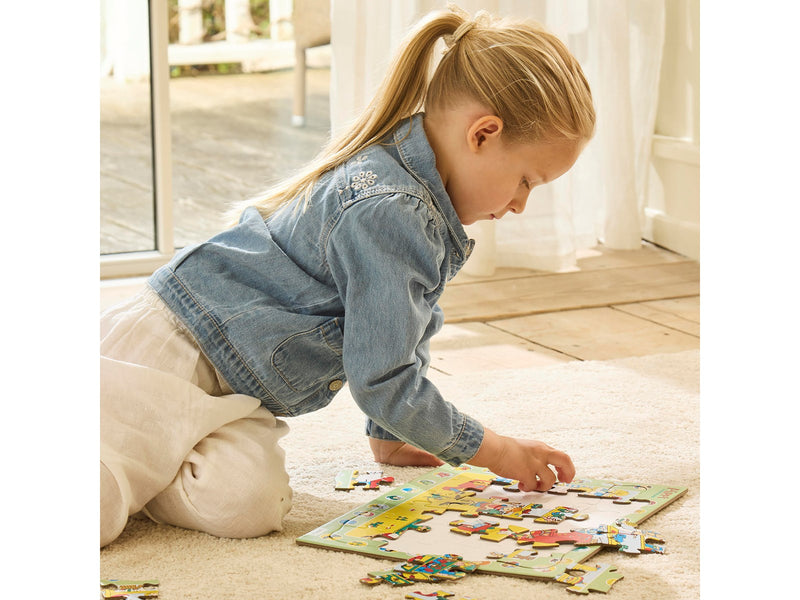 Barbo Toys Pippi - Framed Cardboard Puzzle - Thingfinder
