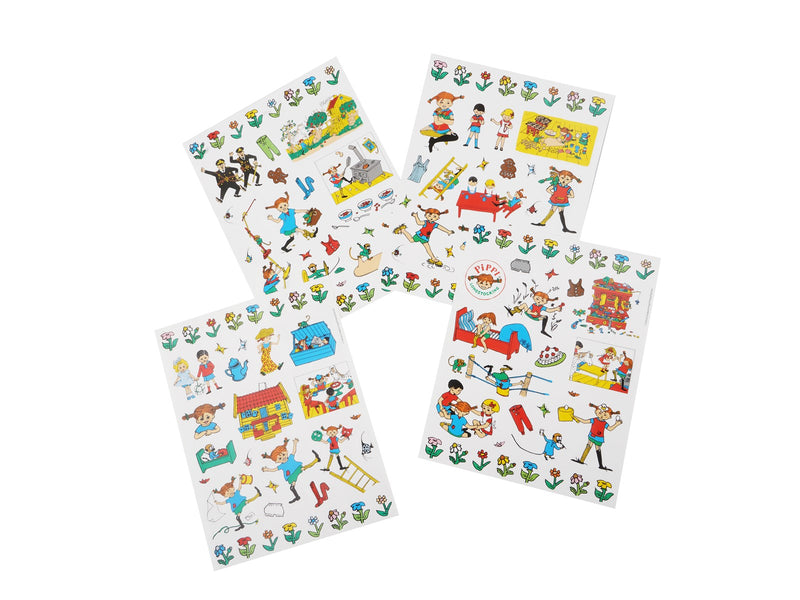 Barbo Toys - Pippi - Stickers - Villa Villekulla - Aufkleber