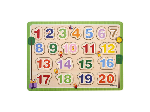Barbo Toys Wacky Wonders - Wooden Puzzle - Numbers (INT)