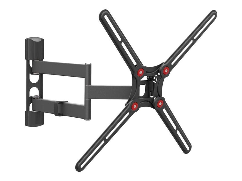 Barkan BM343 bracket - full-motion - for LCD display/ curved LCD display - black - Max 40 kg - recommended for 65"