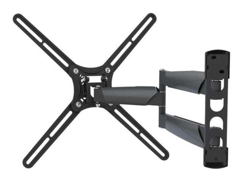 Barkan BM343LP mounting kit - full-motion - for LCD display/ curved LCD display - black - Max 36.2 kg - recommended for 65"