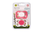 Barnets Favorit 2 pak luftsutter silikone 0-6 mdr. – Pink/Hvid