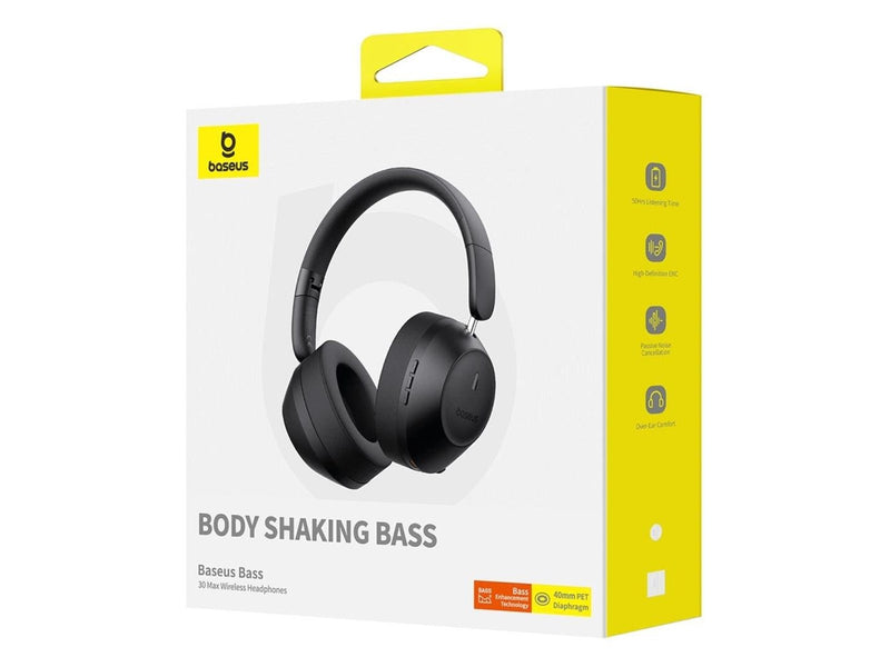 Baseus Bass 30 Max Wireless Headphones (black)