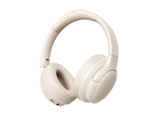 Baseus Bass BH1 Lite Wireless On-Ear Bluetooth 6.0 Headphones - White