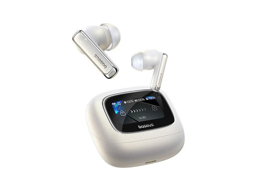 Baseus Bowie M2s Ultra TWS Wireless In-Ear Headphones with Interactive Screen - White