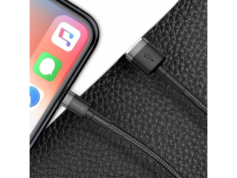 Baseus Cafule USB-A / Lightning 1.5A QC 3.0 cable 2 m - black