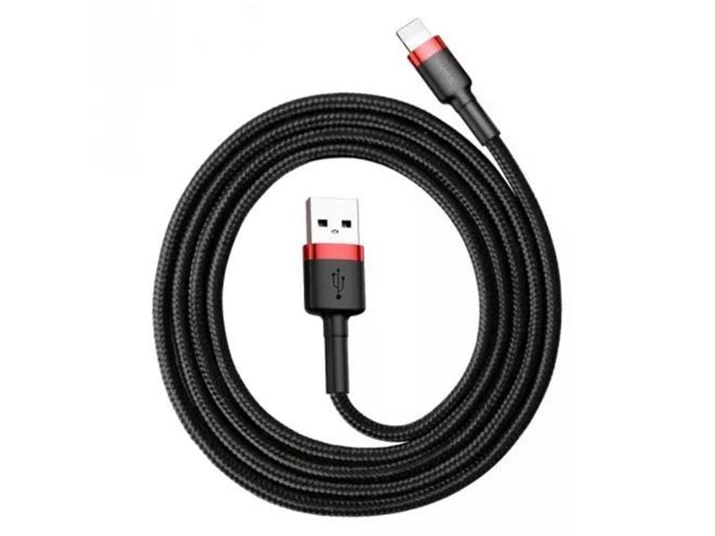 Baseus Cafule USB Lightning Cable 1.5A 2m (Black+Red)