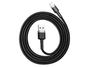 Baseus Cafule USB Lightning Cable 2.4A 0.5m (Gray+Black)