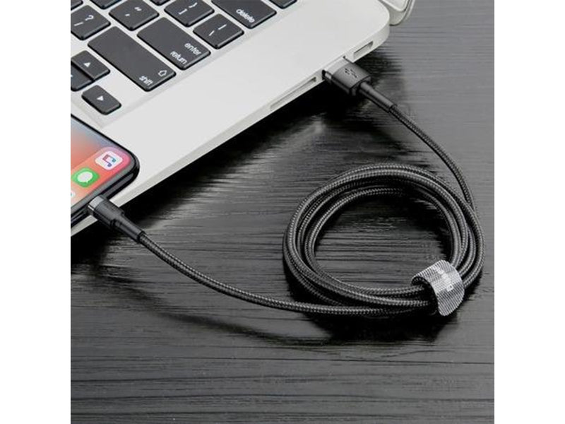 Baseus Cafule USB Lightning Cable 2.4A 1m (Gray+Black)