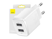 Baseus Compact Quick Charger 2x USB 10.5W (white)