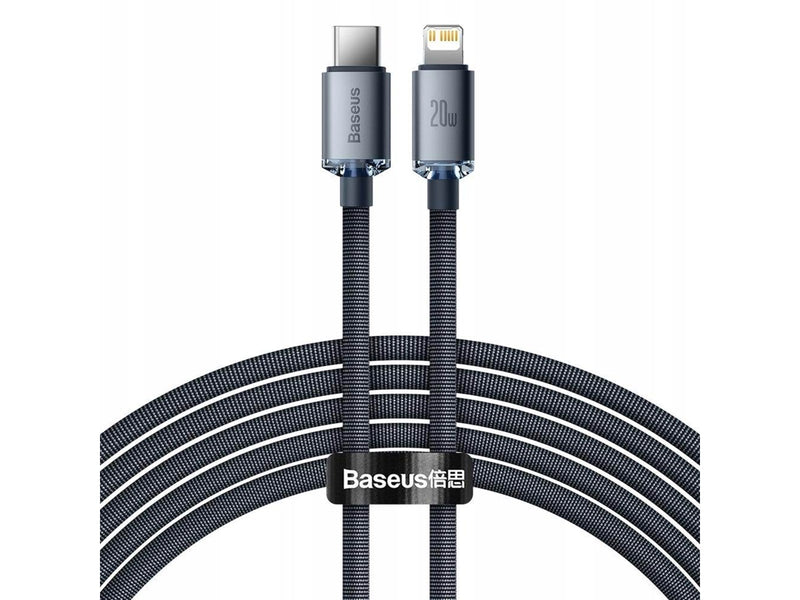 Baseus Crystal Shine cable USB-C to Lightning 20W PD 2m (black)