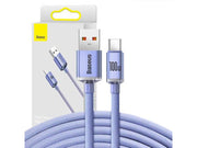 Baseus Crystal Shine cable USB to USB-C 100W 2m (purple)