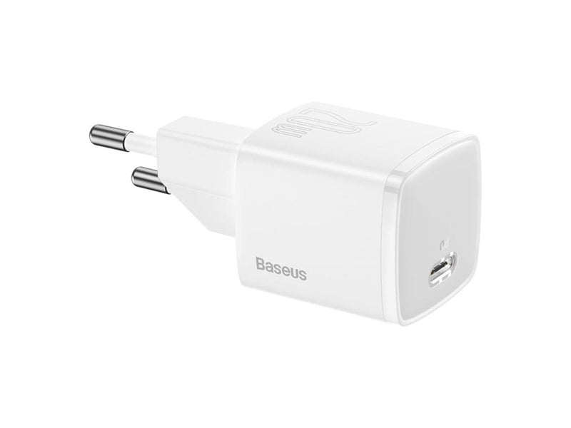 Baseus Cube 20W PD USB-C Wall Charger - White
