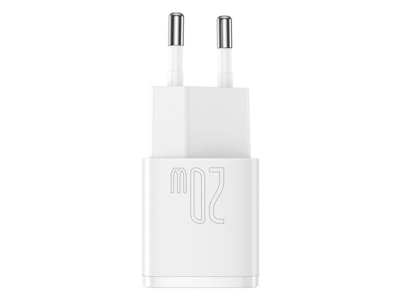 Baseus Cube 20W PD USB-C Wall Charger - White