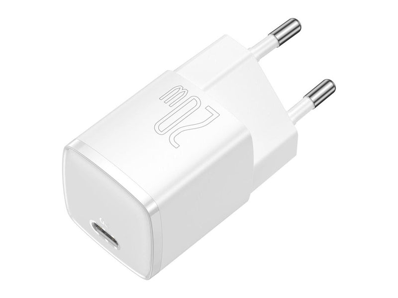 Baseus Cube 20W PD USB-C Wall Charger - White