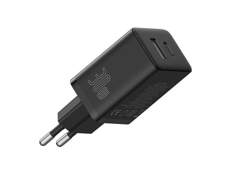 Baseus Cube Pro 30W USB-C USB-A Wall Charger - Black
