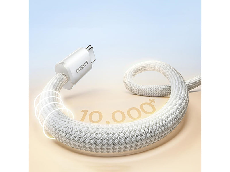 Baseus Dynamic 4 Pro 100W USB-C - USB-C Magnetic Cable 1m - White