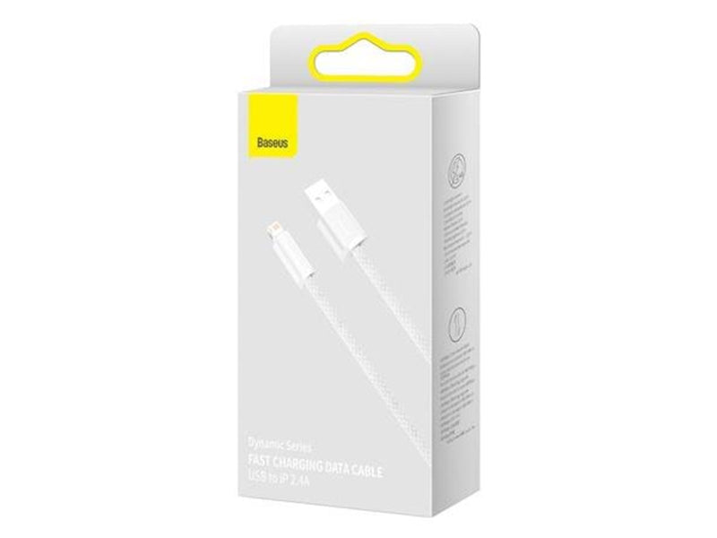 Baseus Dynamic cable USB to Lightning 2.4A 2m (White)