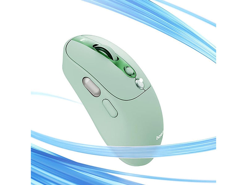 Baseus Editor Wireless Computer Mouse with 800mAh Battery and Battery Status Indicator - Green - Maus (Grün)