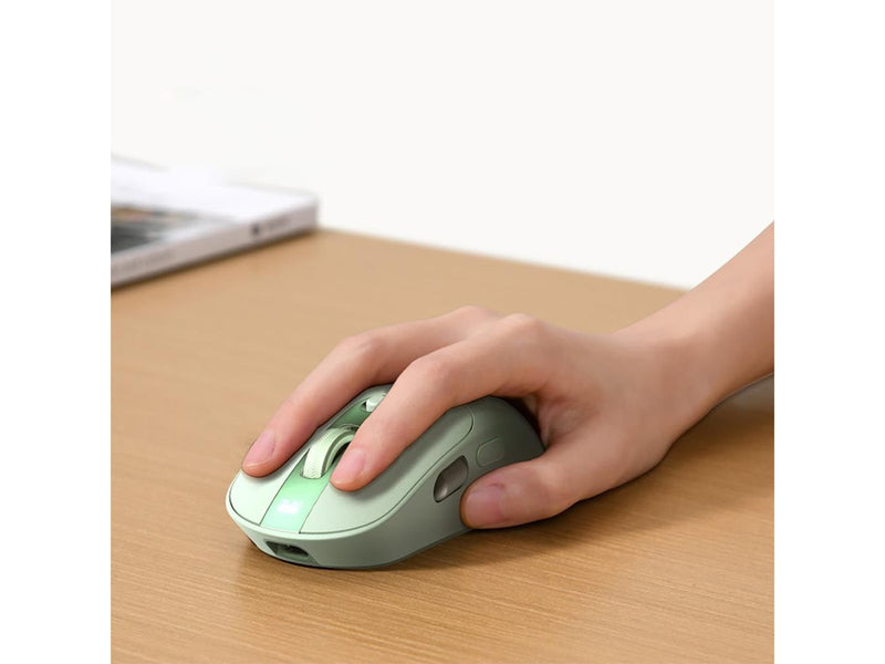 Baseus Editor Wireless Computer Mouse with 800mAh Battery and Battery Status Indicator - Green - Maus (Grün)