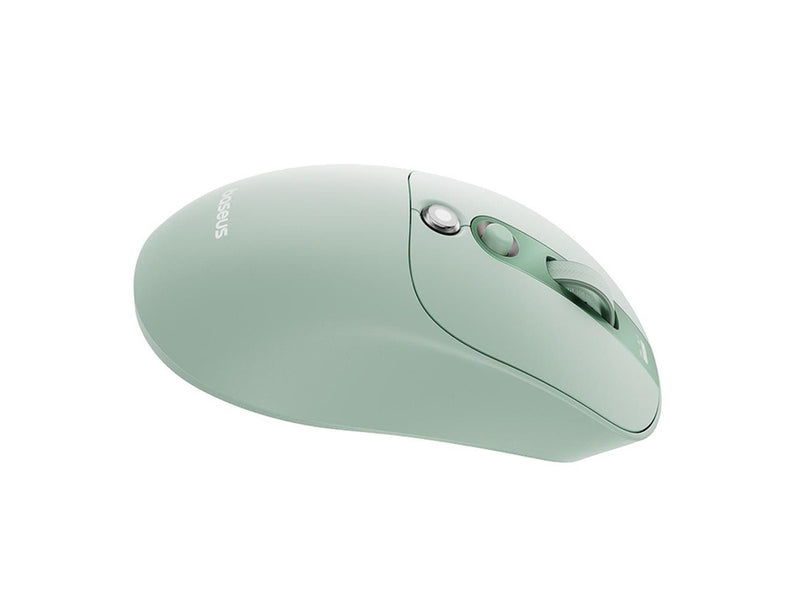 Baseus Editor Wireless Computer Mouse with 800mAh Battery and Battery Status Indicator - Green - Maus (Grün)