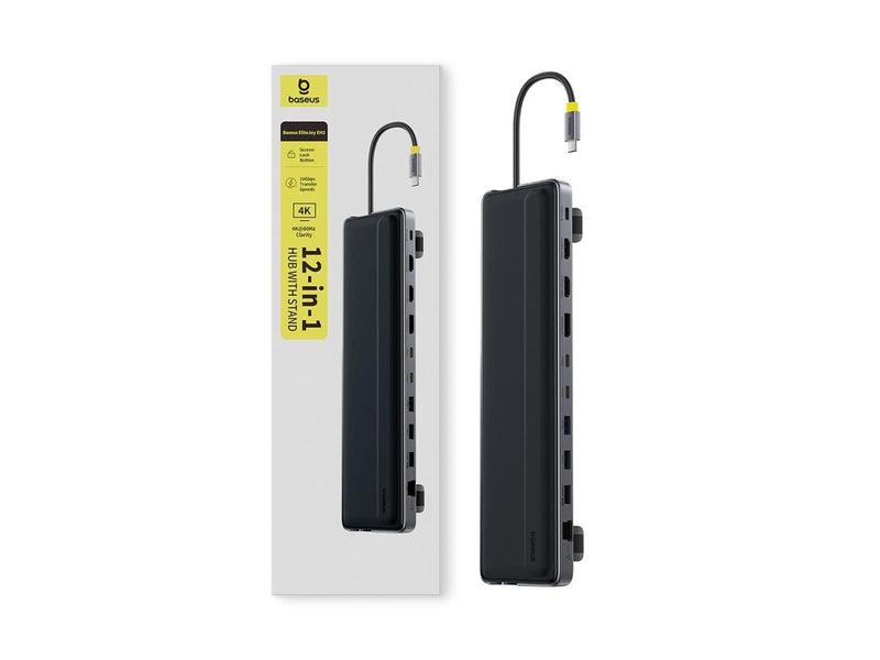 Baseus EliteJoy EH3 hub 12in1 USB-C docking station USB-Hubs - 11 - Grau