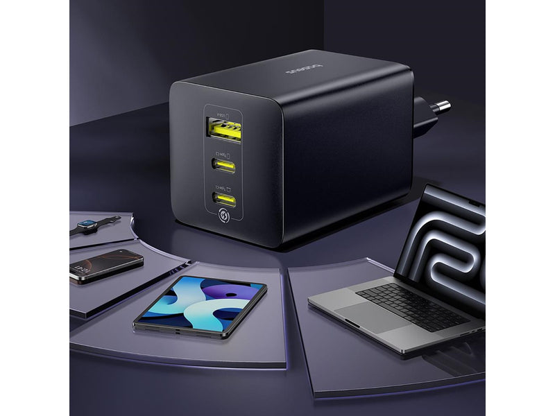 Baseus EnerFill FE11 100W Wall Charger 2 x USB-C + USB-A - Black