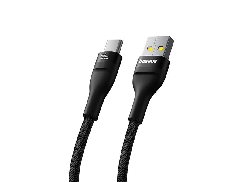 Baseus Flash 2 USB-A / USB-C cable 100W 1 m - black