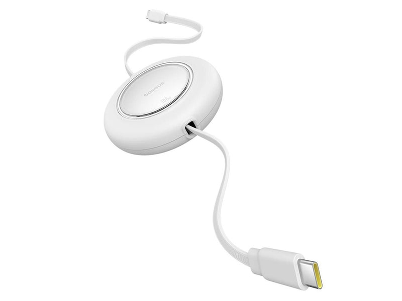Baseus Free2Pull Mini 100W Retractable USB-C Cable - USB-C 2m - White