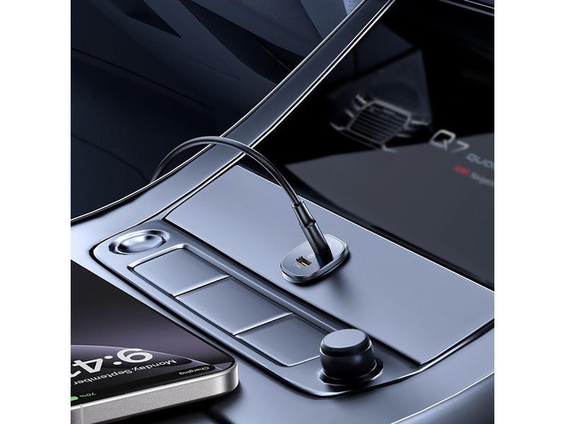 Baseus GoTrip 2 x USB-C 30W Car Charger - Black