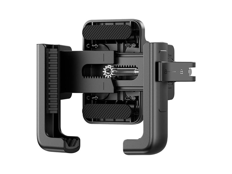 Baseus GoTrip Motorcycle Phone Holder for Mirror with Shock Absorption - Black