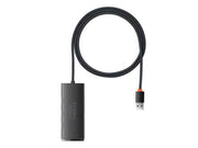 Baseus Hub 4in1 Lite Series USB to 4x USB 3.0 1m (Black) USB-Hubs - USB 3.0 - 4 - Schwarz