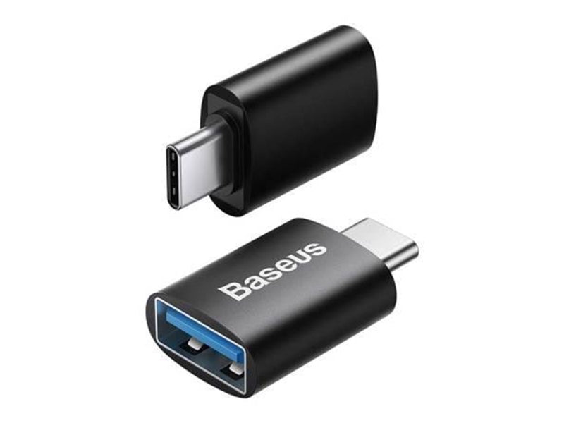 Baseus Ingenuity USB-C to USB-A adapter OTG (Black) USB-Hubs - 1 - Schwarz