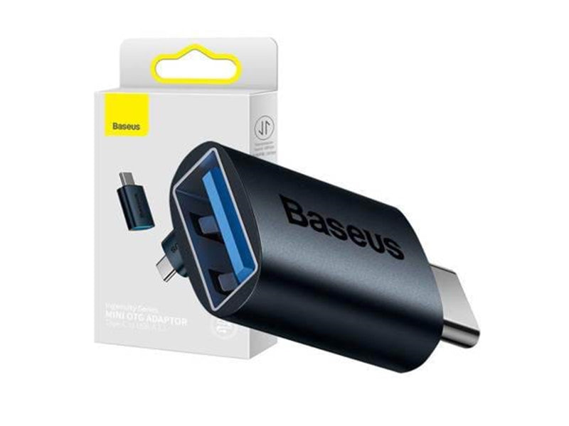 Baseus Ingenuity USB-C to USB-A adapter OTG (blue)