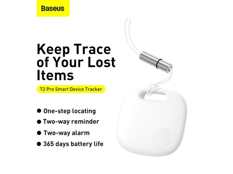 Baseus Intelligent T2 Pro anti-loss device (white)