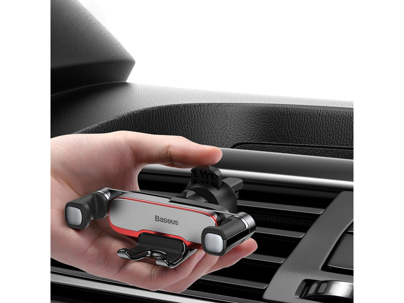 Baseus Lateral Gravity Car Holder - Silver