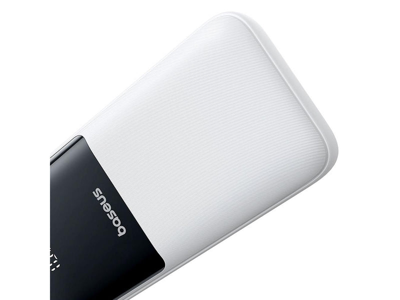 Baseus Lipow 20000mAh 22.5W Powerbank with two built-in cables with additional Simple USB-A - USB-C 3A 20cm cable - white - 20000 mAh