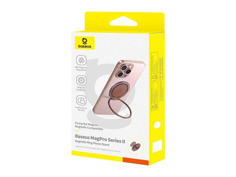 Baseus MagPro II Magnetic Ring with Stand Function – Red Gold