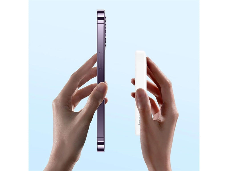 Baseus Magnetic Mini Air PPCXM06A 6000mAh 20W Power Bank with Simple Series USB-C Cable - White - 6000 mAh